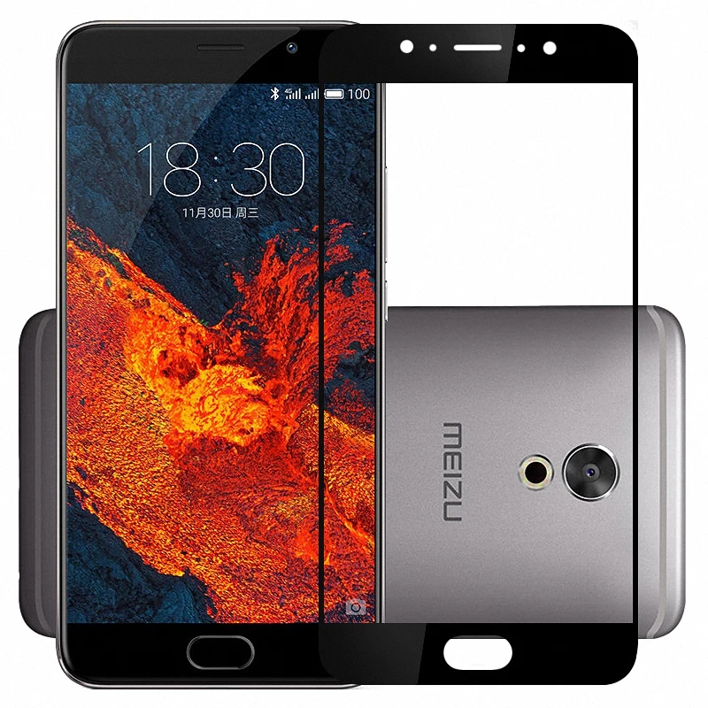 Для Meizu Pro 6 Plus полное покрытие закаленное стекло Защита для экрана Pro6 стеклянный