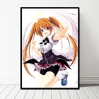 Hd Nordic Modern Hang Pictures High School DXD Rias Gremory Silk Anime Posters Home Decor Girls Wall модульная Картина на холсте