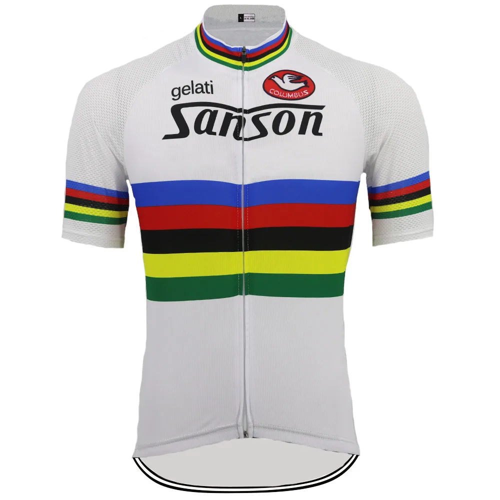 

NEW cycling jersey bike wear men short sleeve jersey ropa Ciclismo Breathable Anti-sweat white cycling clothing MTB