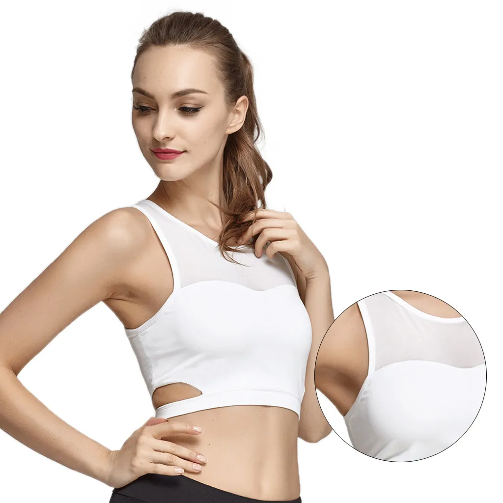 Женский танкини SAGACE однотонный топ для йоги без рукавов профессиональной