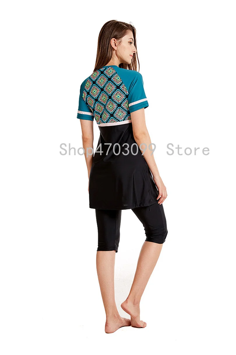 Буркини Женский Плюс Размер купальник женский раздельный купальный