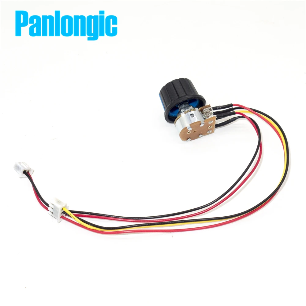 Panlongic 5 PCS WH148 B100K OHM Linear Taper Rotary Potentiometer Speed Control Regulator Knob Function 100KB Pot Knobs Switch on. --> Потенциометр вращательного типа Panlongic 5 шт. WH148 B100K OHM с линейной характеристикой, регулятором скорости и фу