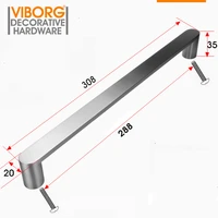 viborg deluxe 288mm solid 304 stainless steel modern kitchen cabinet cupboard door wardrobe handles drawer pull handle sv728