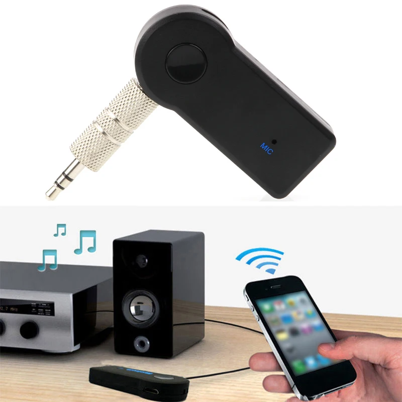 Стерео 3 5 мм Bluetooth беспроводной для автомобиля Музыка Аудио ресивер адаптер Aux A2dp