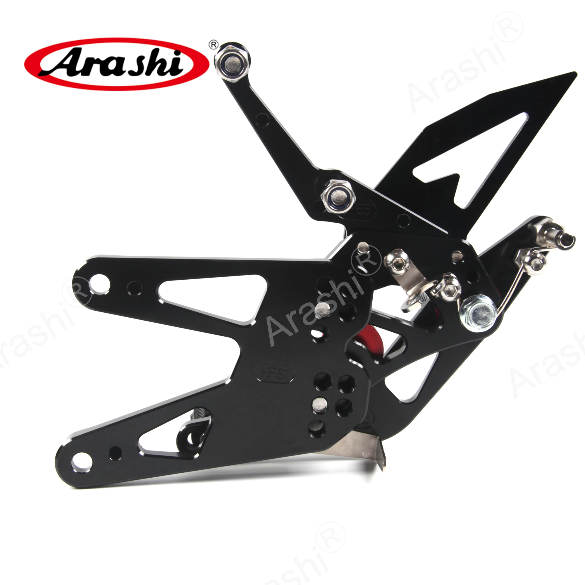 Arashi для YAMAHA YZF R6 2003-2005 CNC Регулируемая подставка ног колышки всадника наборы