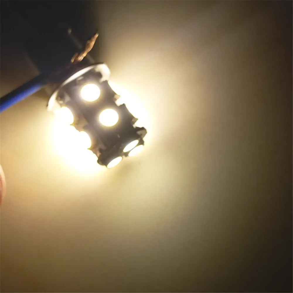 Универсальная автомобильная 2 шт. 1156 BA15S 13 SMD Белая светодиодная лампа с