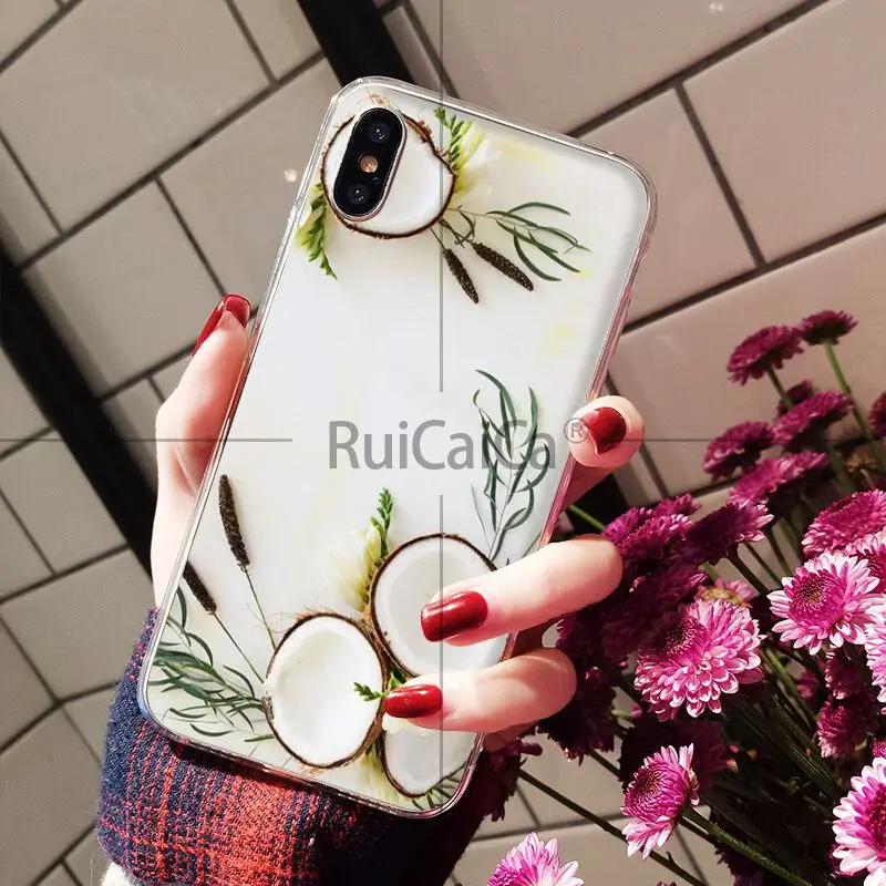 Мягкий силиконовый чехол Ruicaica для Apple iPhone 8 7 6 6S Plus X XS MAX 5 5S SE XR|Чехлы-накладки| |