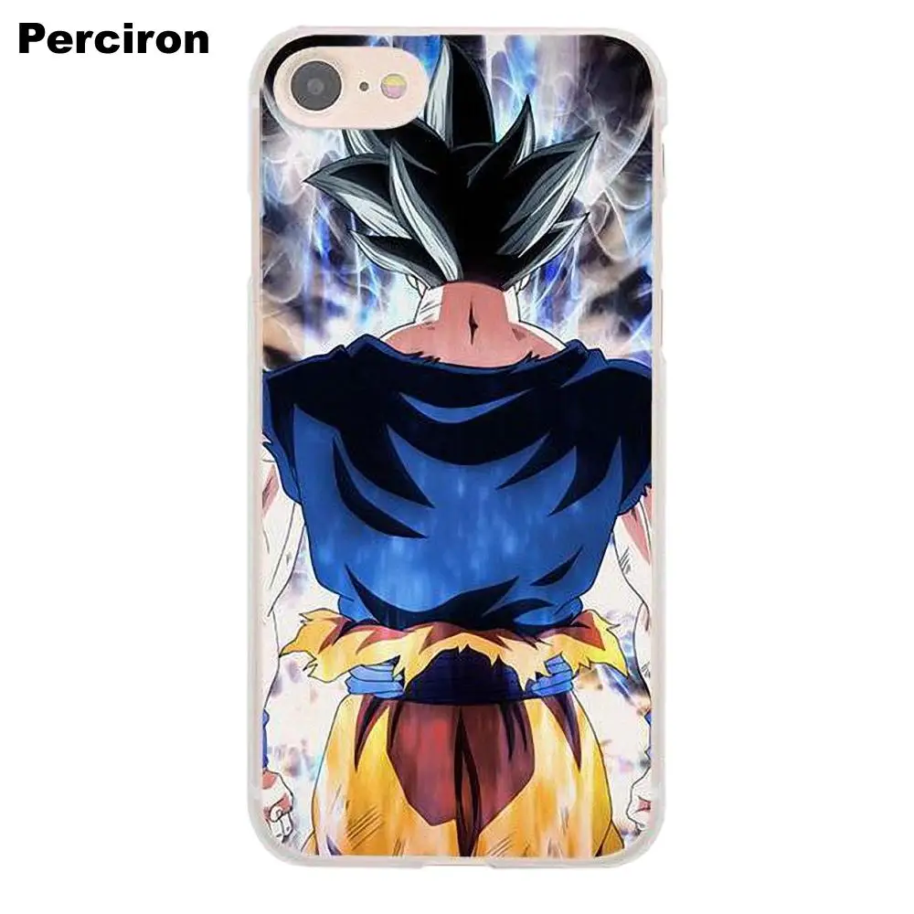 Окрашенные для Apple iPhone X 4 4S 5 5C SE 6 6S 7 8 Plus LG G3 G4 G5 G6 K4 K7 K8 K10 V10 V20 Dragon Ball Z Goku Ultra Instinct |
