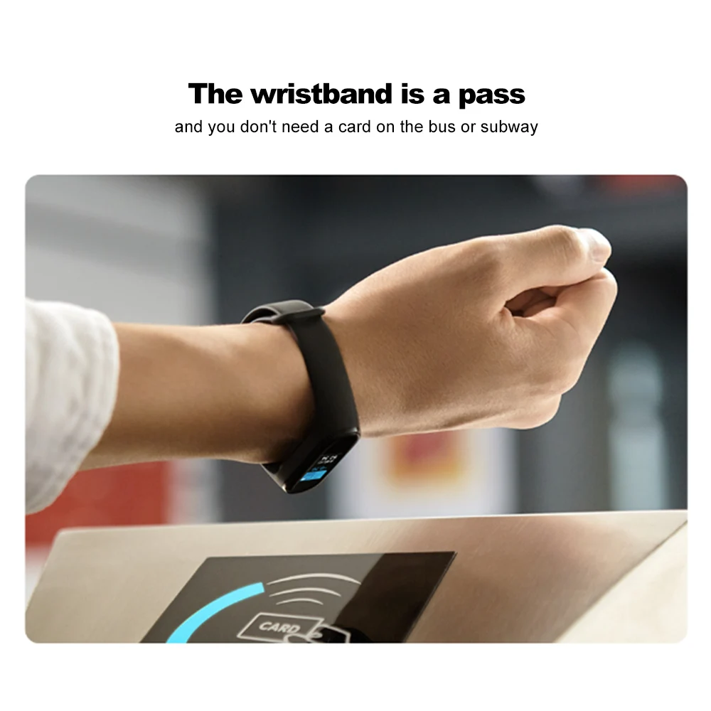 Умный Браслет Xiaomi Mi Band 4, версия NFC AMOLED, цветной экран, BT5.0, 135 мА/ч, батарея, фитнес-трекер, умные часы