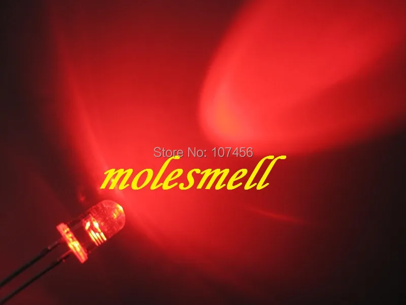 

Светодиодные лампы с крассветильник светом, 5 мм, 50 шт.