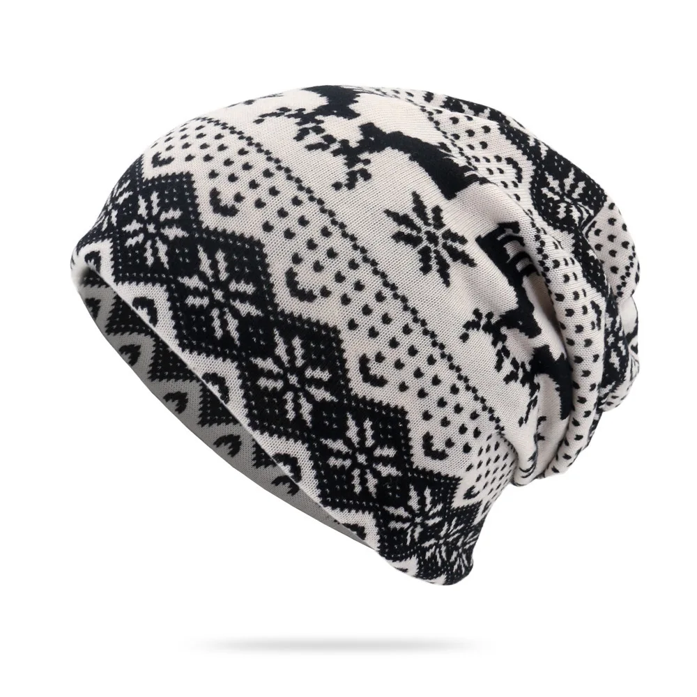 Новое поступление женские облегающие шапки в стиле оленя вязаные зимние 3 цвета