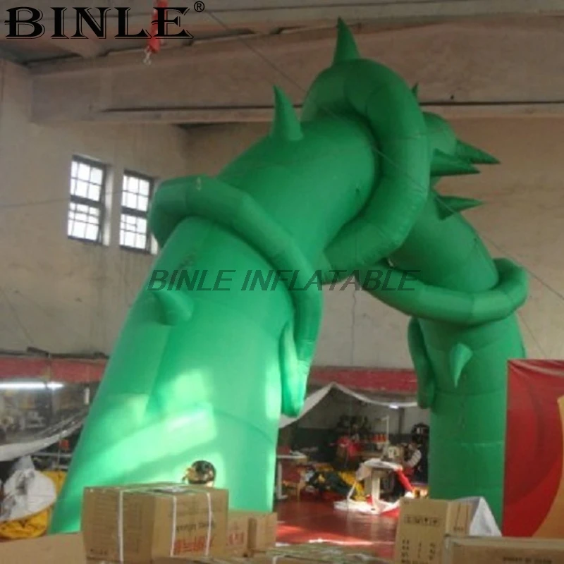 2019 надувная входная арка из зеленой виноградной лозы специальной формы/надувная