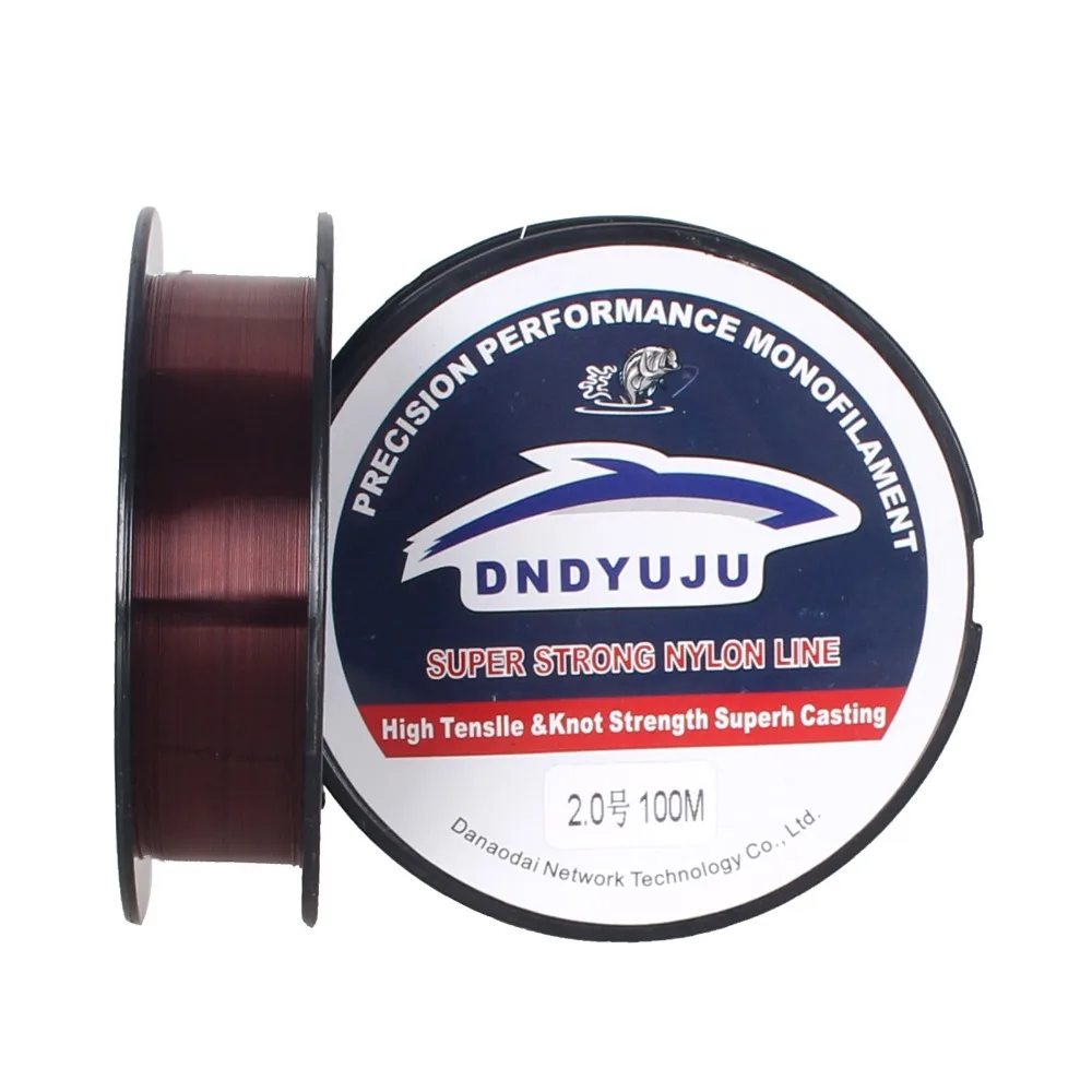 Нейлоновая рыболовная леска DNDYUJU 100 м 4 0 42 анг. Фунт. однонитевая из японского
