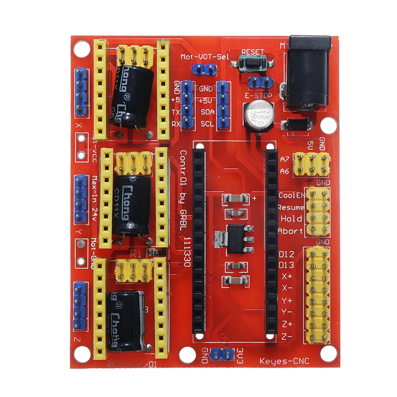 Фирменная Новинка разноцветная подвеска с ЧПУ щит V4 Плата расширения для arduIno гравер машинный привод 3D-принтеры