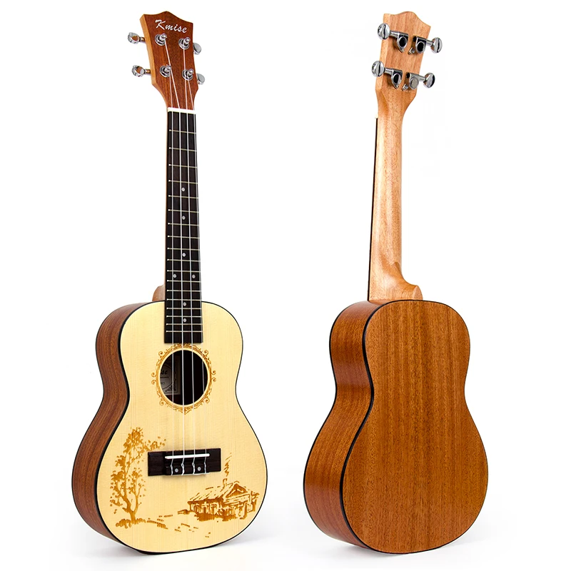 Kmise елового Гавайские гитары укулеле концерт Ukelele 23 дюймов Уке Гавайи Гитары|guitare