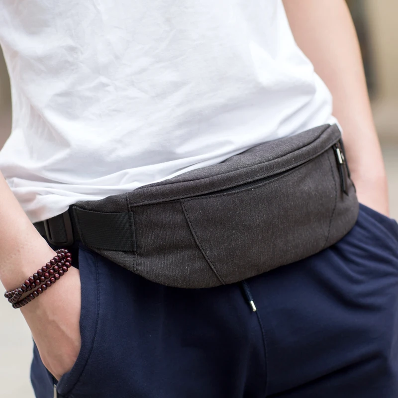 Hk Fanny Pack черная водонепроницаемая сумка на пояс для денег мужской кошелек подростковый дорожный кошелек на пояс Мужские поясные сумки чехол для сигарет для телефона