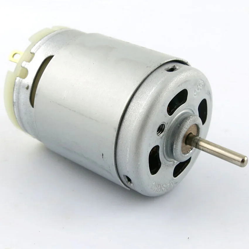 DC6V 12V двигатель с высоким крутящим моментом 385 мотор 3000 об/мин 6500 Электрический DC