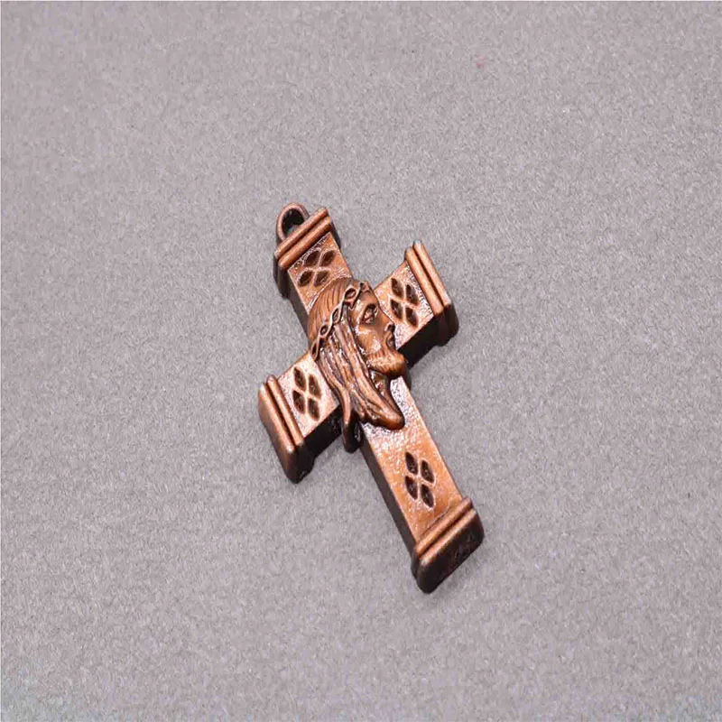 Религиозные классические винтажные бронзовые украшения с Иисусом. Винтажный