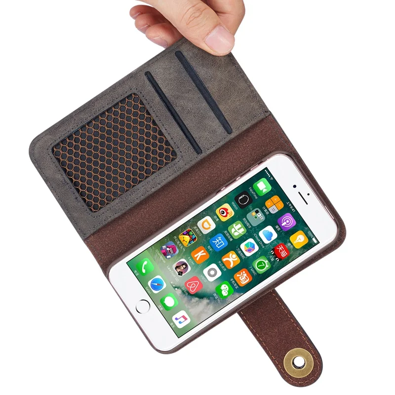 Detachable Magnetic Case Cover for iPhone 5 5S Wallet Flip Card Holder Fundas SE Hoesje Luxury 2 in 1 Women | Мобильные телефоны и