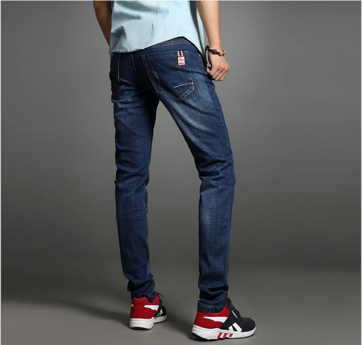 Джинсы для женщин человека среднего возраста джинсы Повседневное талии