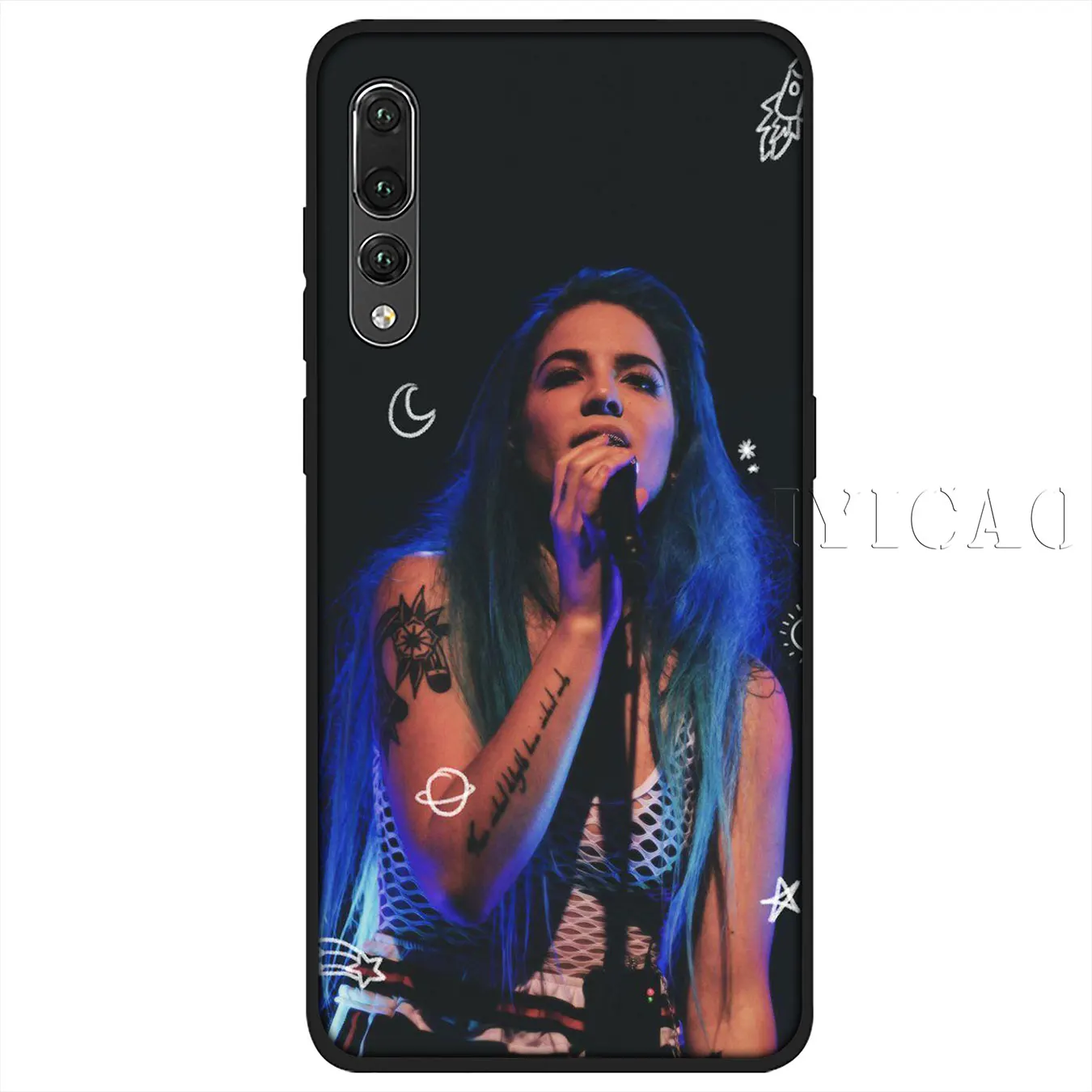 Мягкий силиконовый чехол IYICAO Halsey Fountain Kingdom для Huawei P30 P20 Pro P10 P9 P8 Lite Mini 2017 2016 P smart Z 2019
