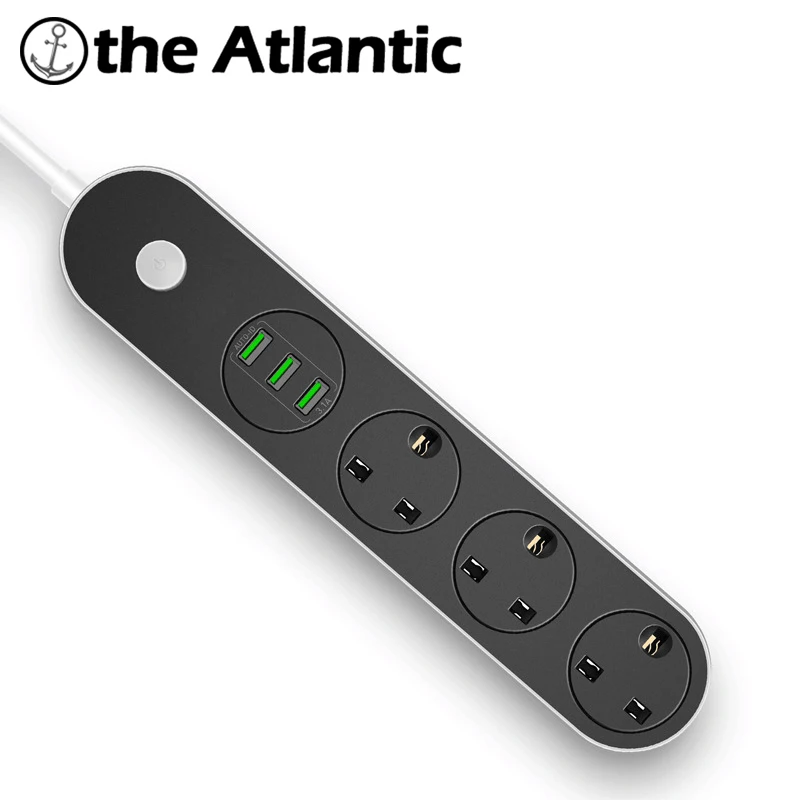 Universal UK 3 AC Wall Plug USB Adapter Electric Outlets Travel Power Sockets surge protector extension strip for | Обустройство дома