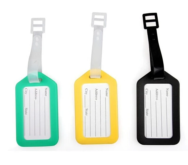 10 шт Самая низкая цена! Бирка для багажа бирки ключей с кольцом | Дом и сад