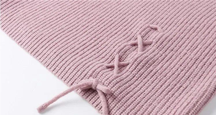 2018 New Women Sweater V-Neck Solid Color Casual Loose Ladies Knitted Pullover Jumper Spring Autumnn Winter | Женская одежда