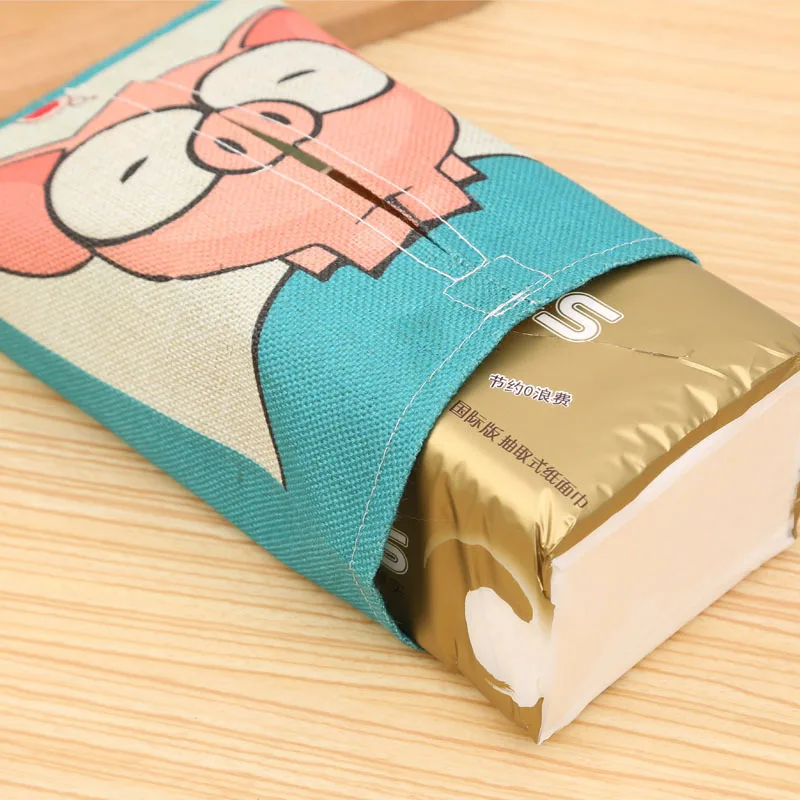 1 шт. Печатный хлопчатобумажный мешок для хранения льняной ткани диван скатерть