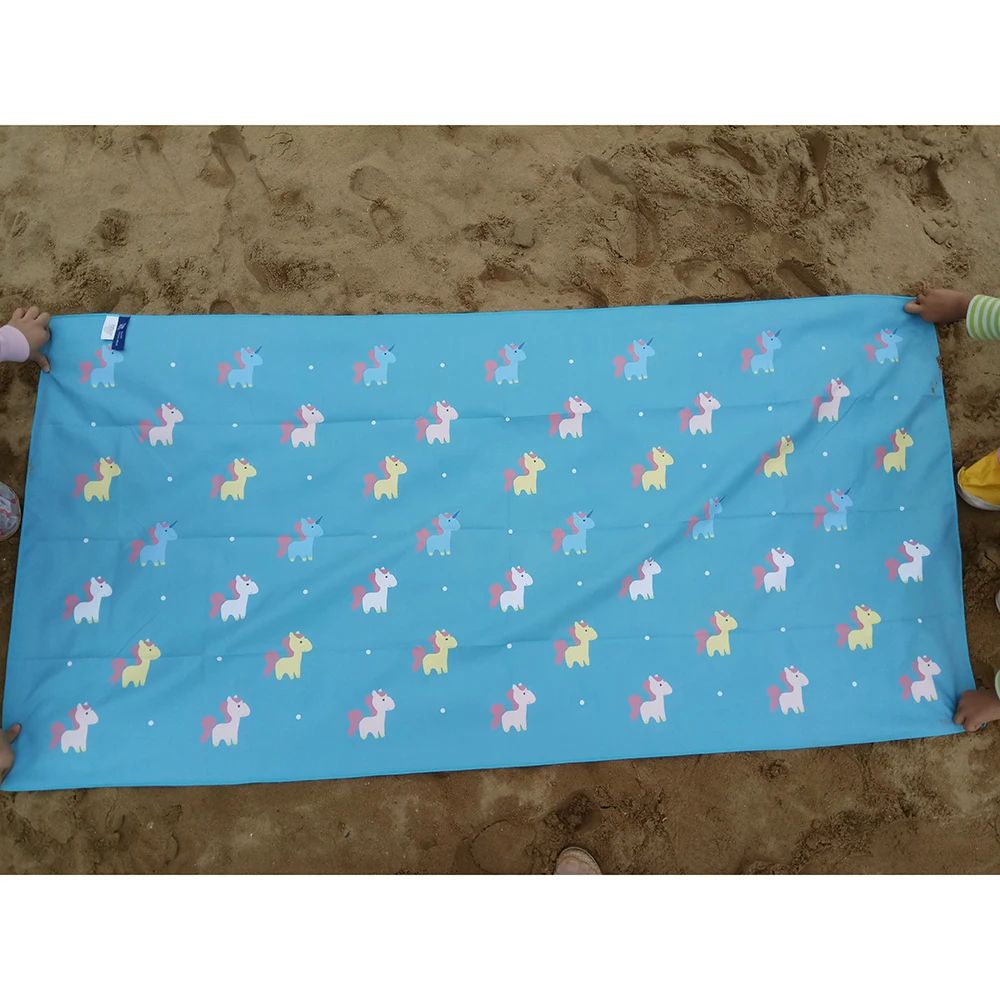 Zipsoft Children Adult Beach Towel Large Microfiber Printed Traveling Quick Dry Sport Swimming Unisex Bath Camping Outdoor | Дом и сад