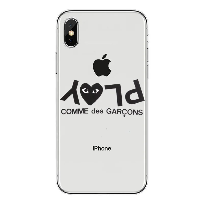 Мягкие силиконовые ТПУ чехлы Play Heart для iPhone X 8 7 6 6S Plus 5S 5C SE XS Max|Чехлы-накладки| |