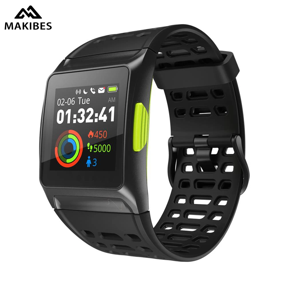 Спортивные часы Makibes BR1 с gps Смарт Bluetooth 4 2 цветным экраном многофункциональные