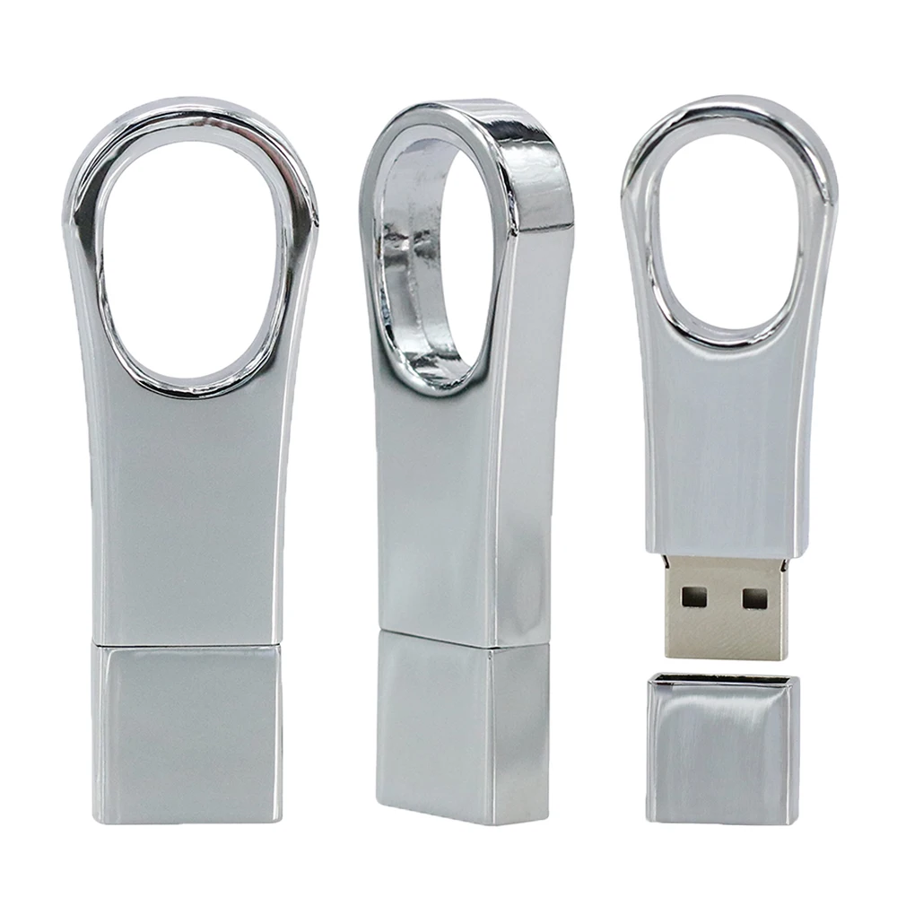 USB флеш-накопитель 64 ГБ, брелок, флешка, металлическая ручка, флешка, USB флешка с логотипом на заказ, USB флешка, высокоскоростная флешка, 32 ГБ
