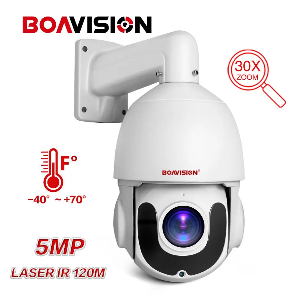 PTZ скорость купольная IP камера HD 1080P 4MP 5MP наружная сеть Onvif 30X зум CCTV камера Лазерная инфракрасная 120 м ИК ночного видения P2P