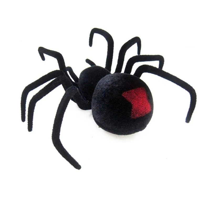 Радиоуправляемая плюшевая ужасная игрушка-паук поддельная шутка трюк паук