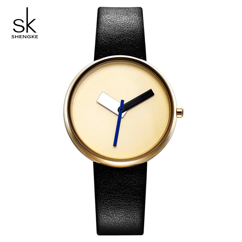 

Shengke Best sales women Watches 2019 Top Brand Luxury Quartz Watch Women Causal Fashion Leather Watches Reloj Mujer #K0086