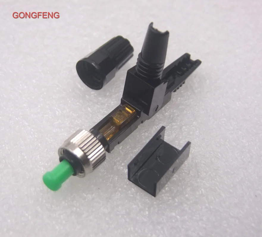 GONGFENG 100 шт. Новый FC/PC оптический волоконный Быстрый коннектор встроенный стиль FTTH