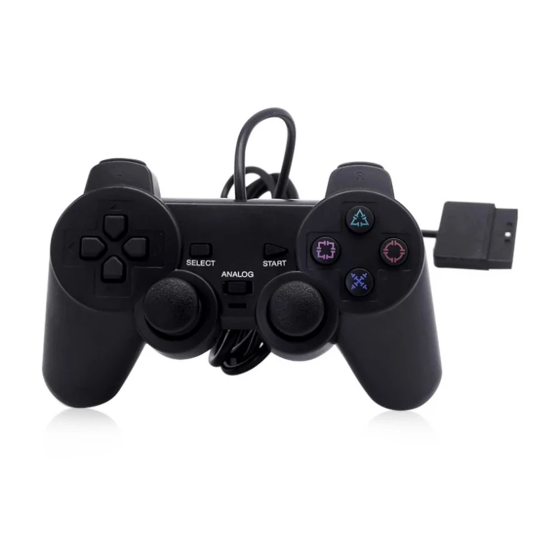Черный проводной контроллер 1 8 M Double Shock удаленный джойстик геймпад для PlayStation 2 PS2