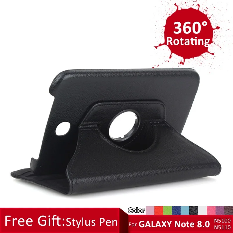 Чехол для планшета Samsung Galaxy Note 8 0 дюймов N5100 N5110 с вращающейся на 360 градусов