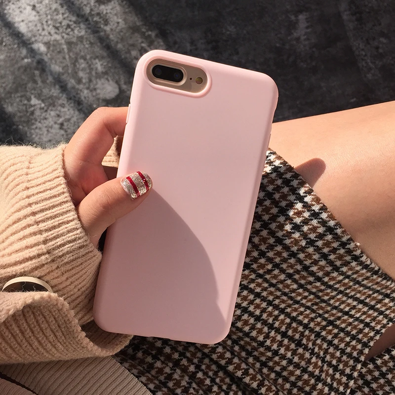 Для iphone XS max/8/7 plus Мягкий чехол для iphone 8 чехол на заднюю панель телефона для iphone xr 7 8 plus/6 s plus TPU fundas армейский зеленый