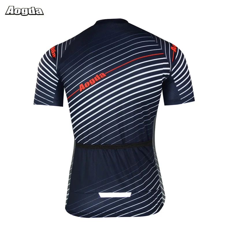 Aogda 2019 Велоспорт Джерси рубашка Летняя дышащая горный велосипед одежда команда MTB