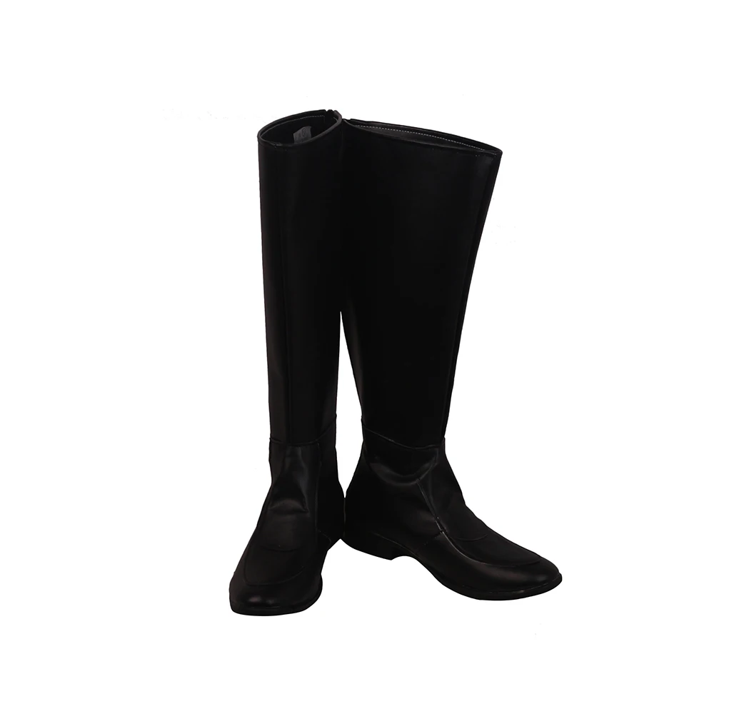 Черные ботинки для косплея черного цвета изготовленные на заказ любого