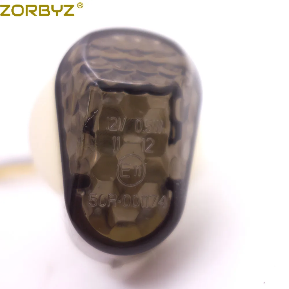 ZORBYZ мотоциклетный дым смыв светодиодный сигнал поворота Янтарный Для Yamaha YZF R6 R1