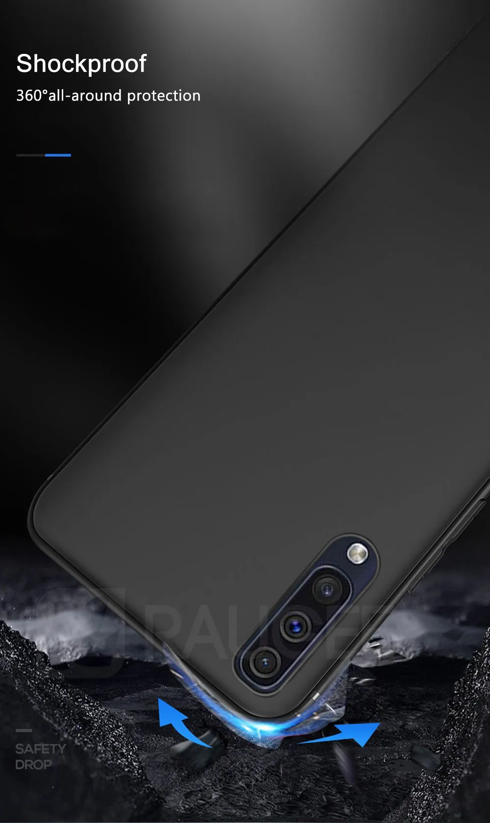 Чехол для samsung Galaxy A50, чехол, полное покрытие, силиконовый матовый чехол для samsung A30 A40 A 40 A 50 A60 A70 A20, чехол-накладка