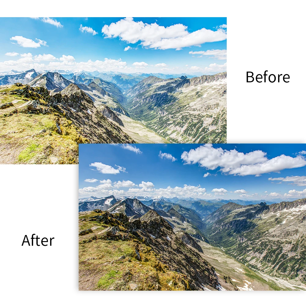 

TELESIN 4 pack Filter Set 3 ND Fiter(ND4 8 16) + 1 CPL Filter For Gopro Hero7 hero6 Hero5 action camera accessories filter kit