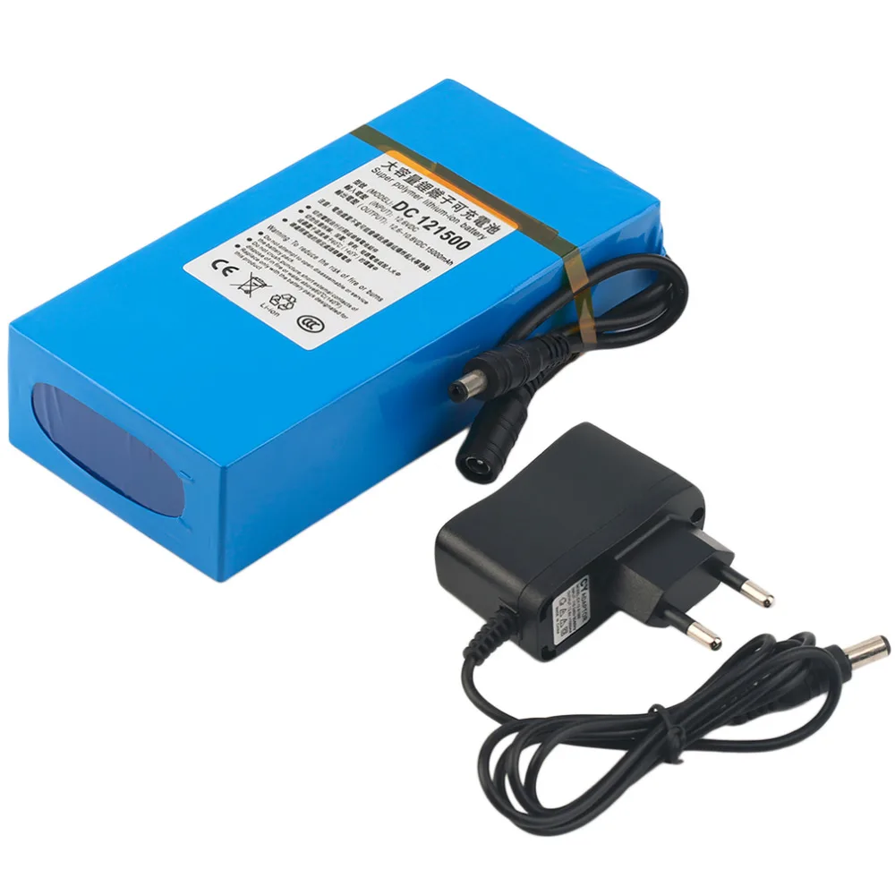 GTF DC 12V 15000MAH мощный литий-ионный аккумулятор резервный литий-ионный аккумулятор для камеры видеонаблюдения беспроводной передатчик