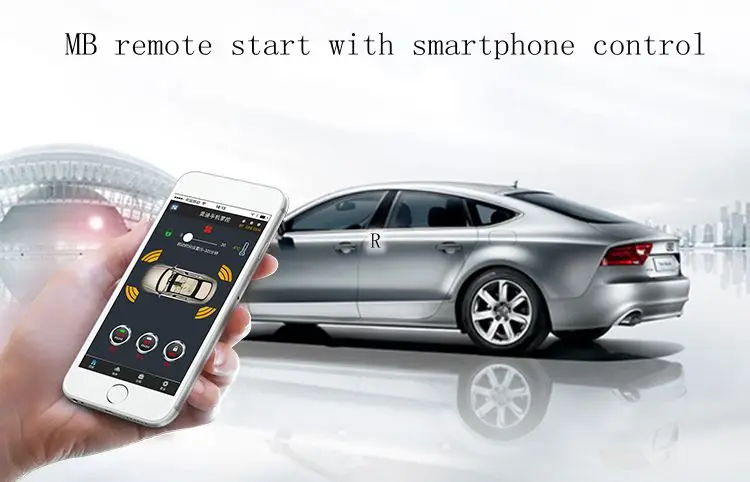 Пульт дистанционного управления PLUSOBD GSM стартер двигателя для Mercedes Benz ML W166 GL/GLS