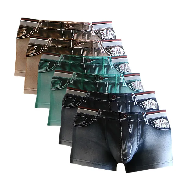 6 Pcs 0936 Mix B34 6 шт./партия,, высокое качество,, модные сексуальные хлопковые брендовые качественные мужские боксёры, домашние мужские трусы - Цвет: 6 Pcs 0936 Mix B34