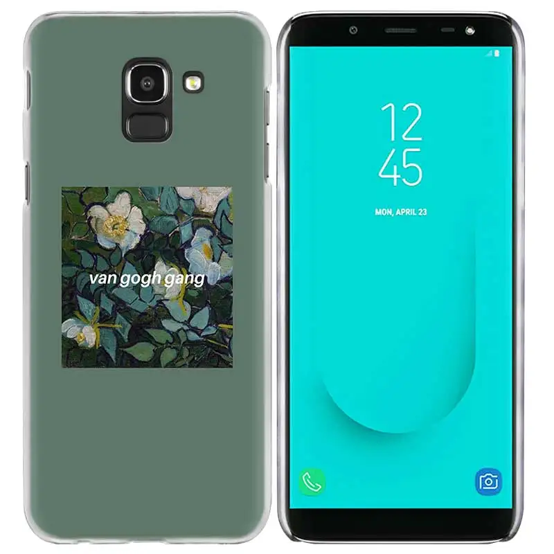 Эстетическое Ван Гог чехол КРЫШКА ДЛЯ samsung Galaxy A50 A70 A60 A40 A30 A20e A10 A9 A8 A7 A6 A5 J8 J7 J6 J5 J4 Plus Prime - Цвет: 02
