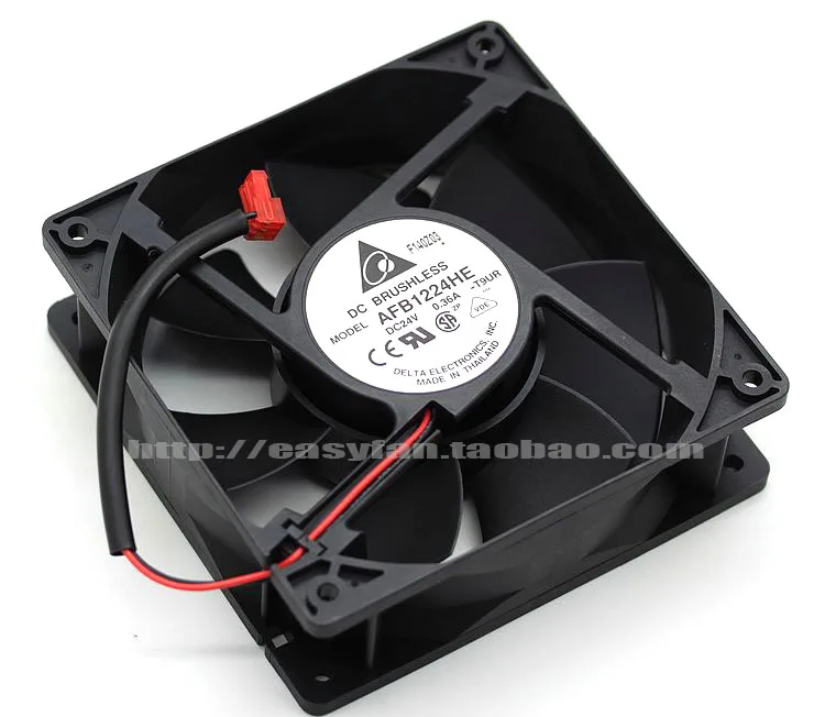 Охлаждающий вентилятор для сервера Delta Electronics AFB1224HE T9UR DC 24 в 120 А 120x28 мм